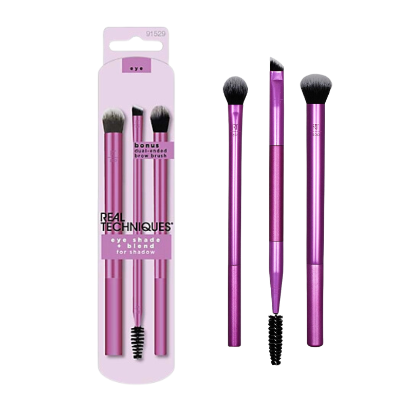 Bộ cọ mắt hàng ngày 3 cây RT Real Techniques Eye Shade & Blend Brush Set mã loại 91529