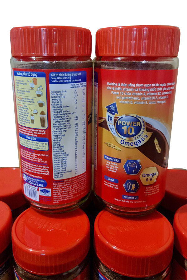 Thức uống lúa mạch Ovaltine dạng bột hũ 400g