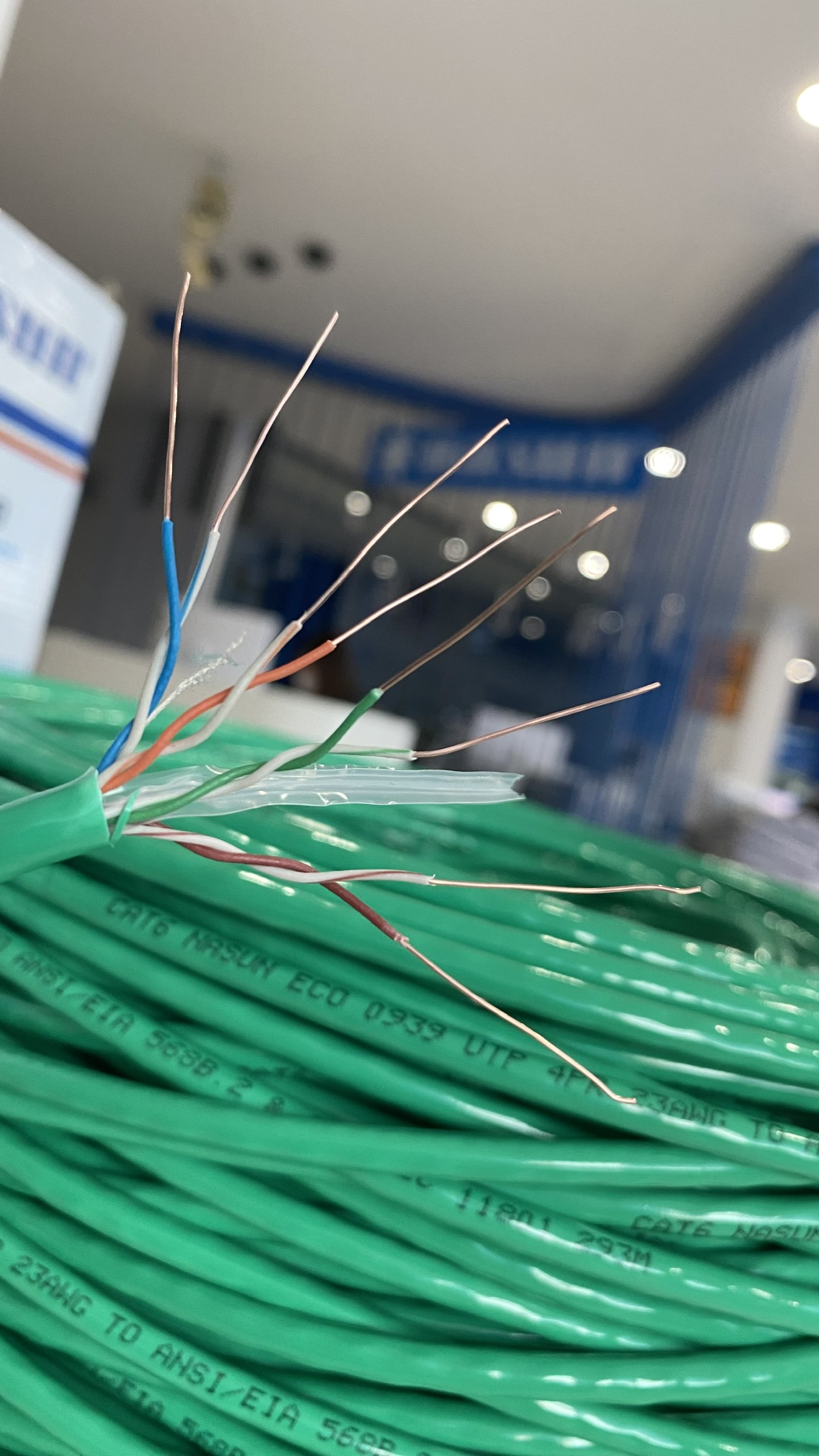 (Cuộn 305m). Dây mạng Cat6 Nasun ECO 0939