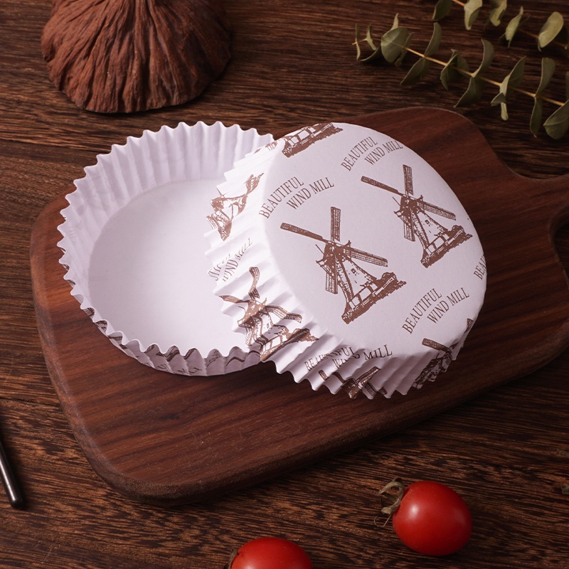 Cup giấy mềm lót cupcake, socola 14.5cm