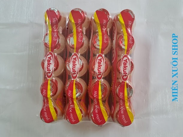 04 Lốc (20 chai) sữa chua uống lên men yakult 65ml