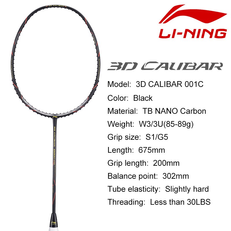 Vợt Cầu Lông Li - Ning 3D Calibar 001C