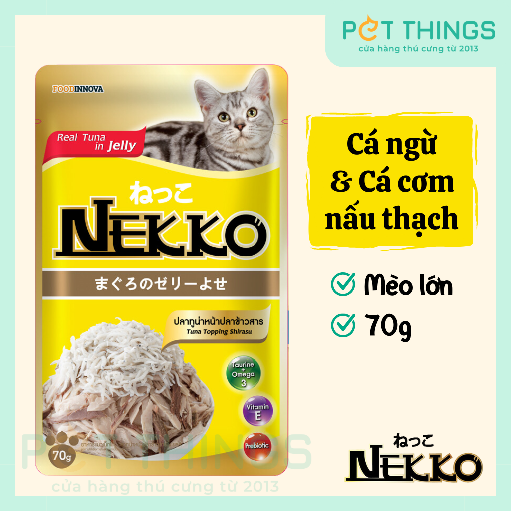 Pate Cho Mèo Nekko Thái Lan 70g