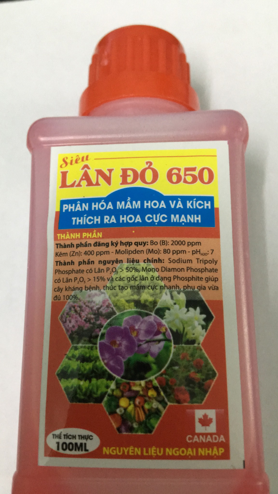 Siêu lân đỏ dạng nước 650 lọ 100ml