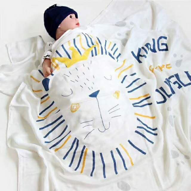 Chăn lụa aden siêu mềm mát chất cotton lụa cho bé