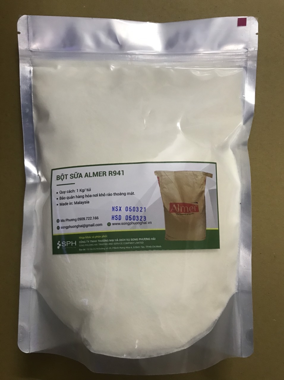 Bột Sữa Béo Almer - (Gói 1 KG) - Chuyên Dùng Cho Trà Sữa