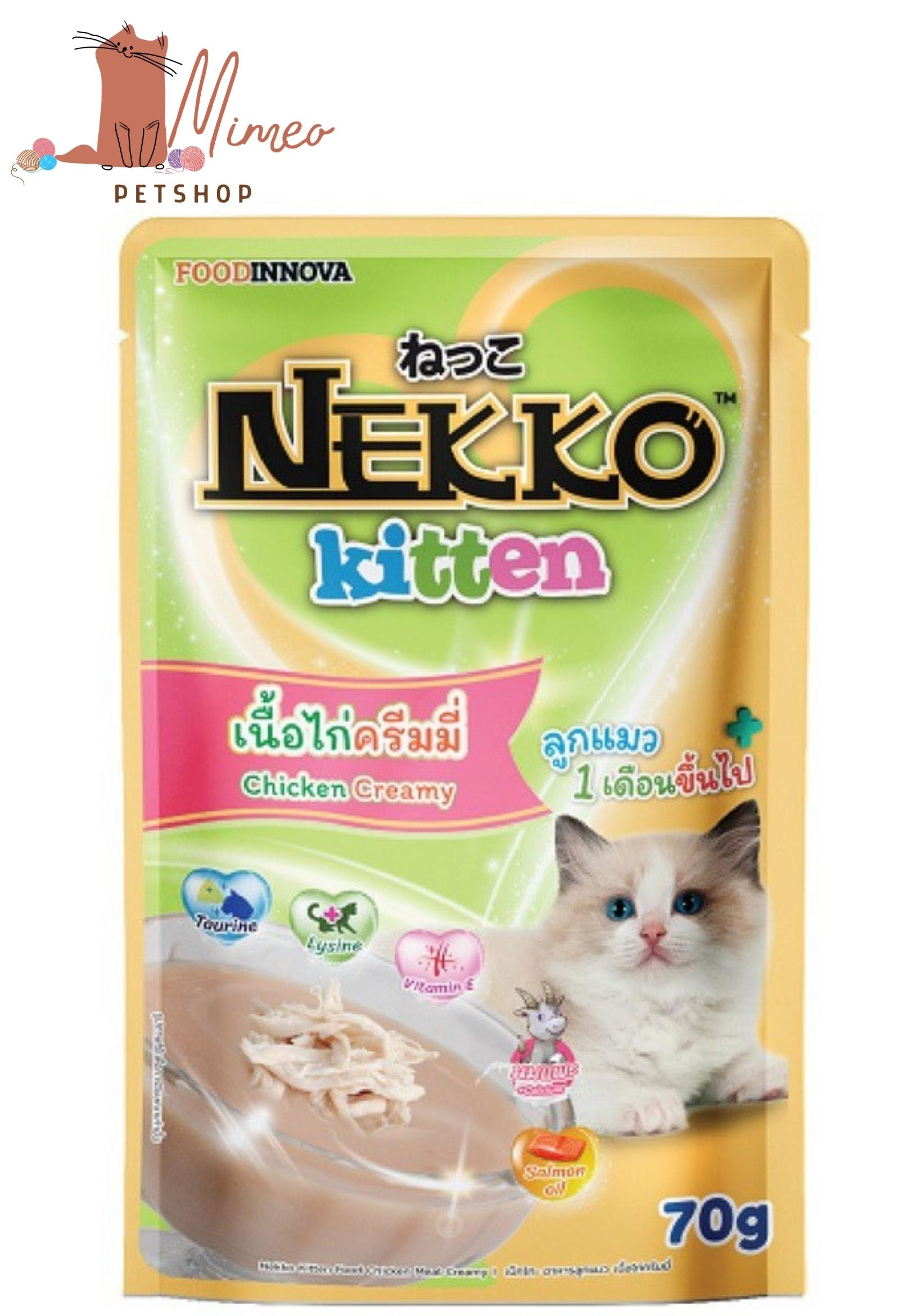Pate Nekko cho mèo dạng gói (Hàng nhập Thái)