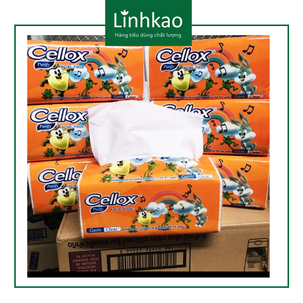 Khăn giấy rút Cellox 260 tờ- 2 lớp