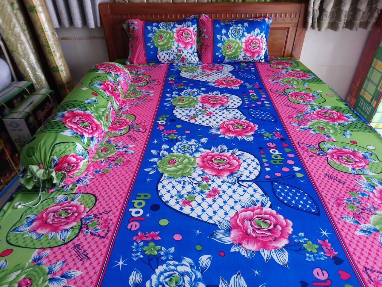 Bộ ga thun lạnh Hàn quốc 1m8 x 2m ( gồm 1 dra + gối)