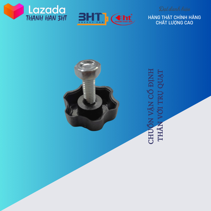 Ốc vặn cổ quạt ren 6mm - 3ht