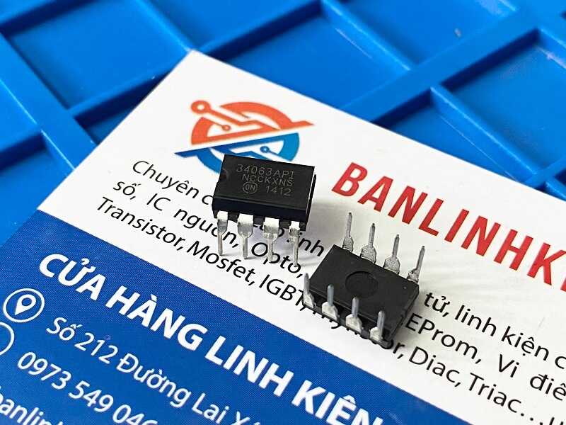 [Combo 3 chiếc] 34063API, MC34063, MC34063AP1, MC34063API IC nguồn DIP-8