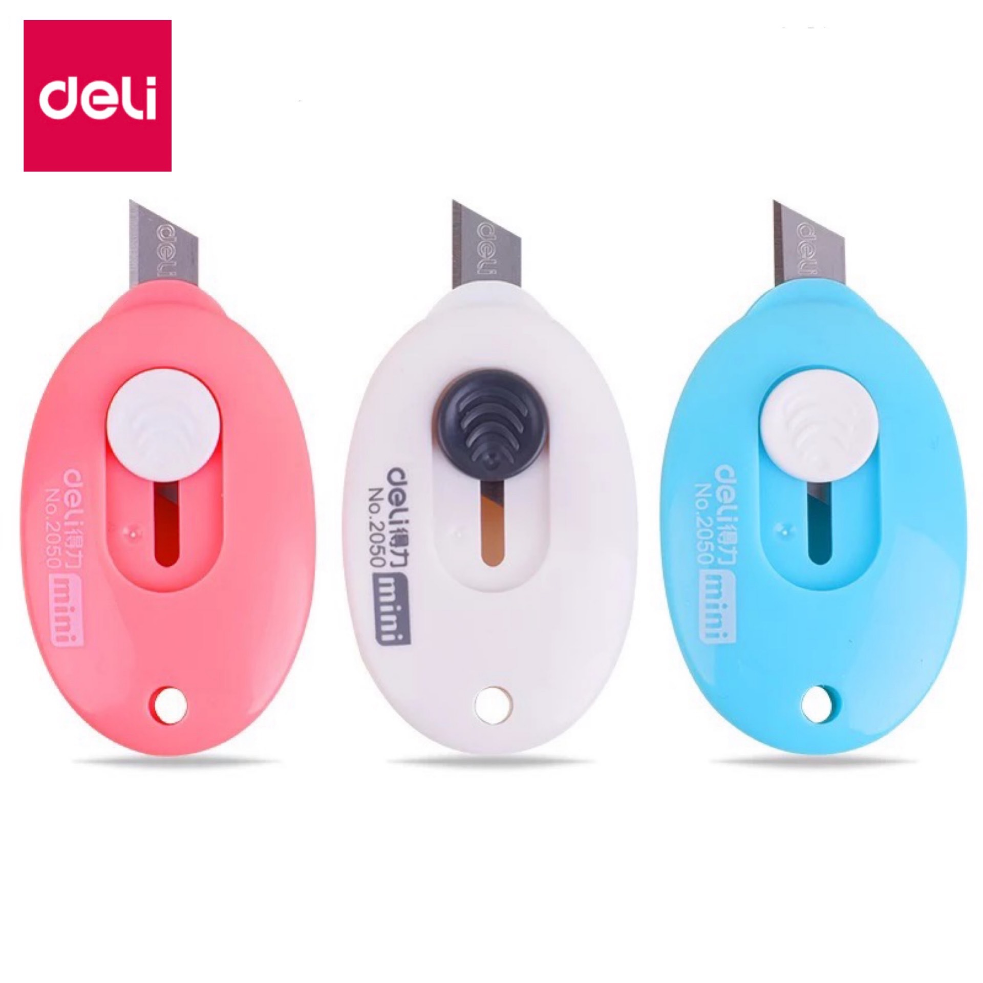 Dao Rọc Giấy Mini Deli 2050 Tiện Gọn