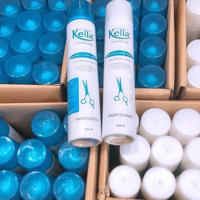 Keo xịt tóc KELLA cứng 420ml