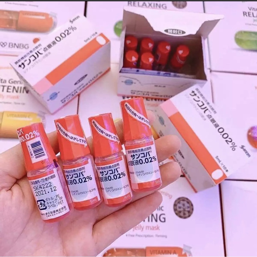Nước Nhỏ Mắt Cận Sancoba Nhật Bản 5ml
