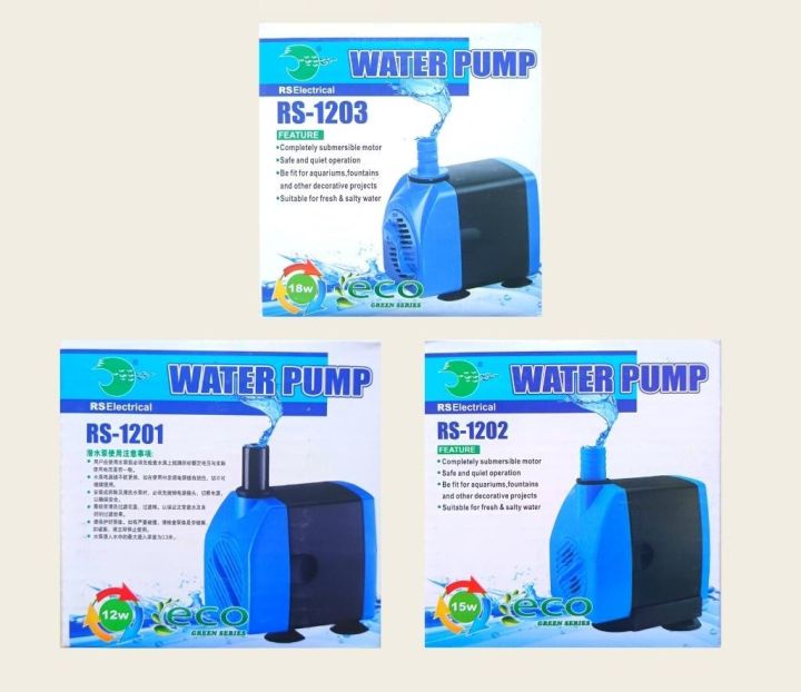 [Hoàn Tiền 10%]Máy bơm mini RS-701/1201/1202/1203 dành cho hồ cá mini