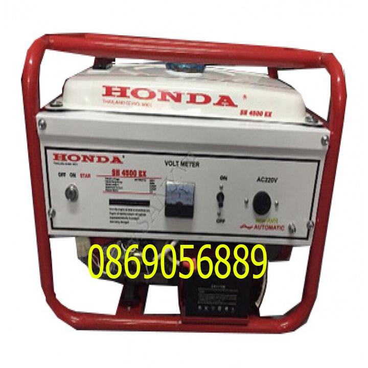 Máy phát điện 3.2Kw chạy xăng honda, đề nổ