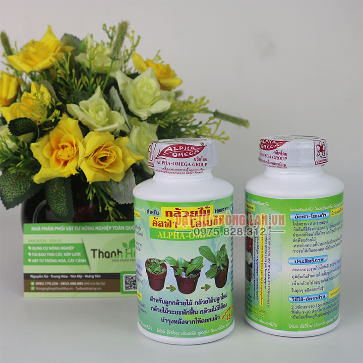Phân bón kích mầm Alpha Omega hàng Thái Lan lọ 200g