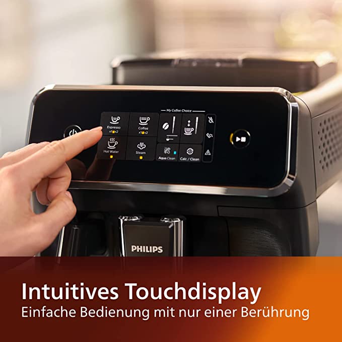 Philips EP2220/10 Automatic Coffee Maker, Philips Coffee Maker, Coffee, Cappuccino, Espresso Machine for Office, Coffee Shop, 15 Bar, Imported from Romania, 12 Month Warranty