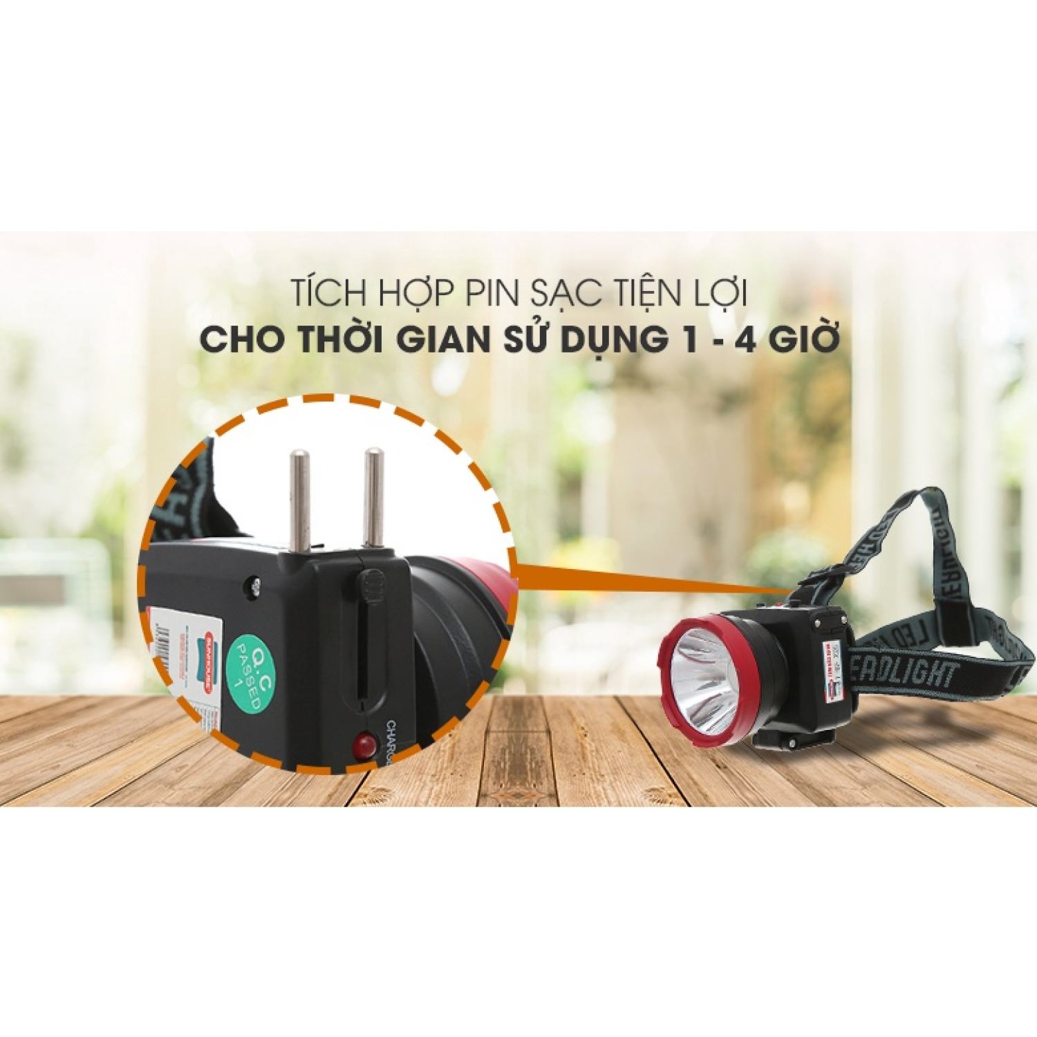 Đèn pin đội đầu SUNHOUSE – cỡ trυng SHE-5032