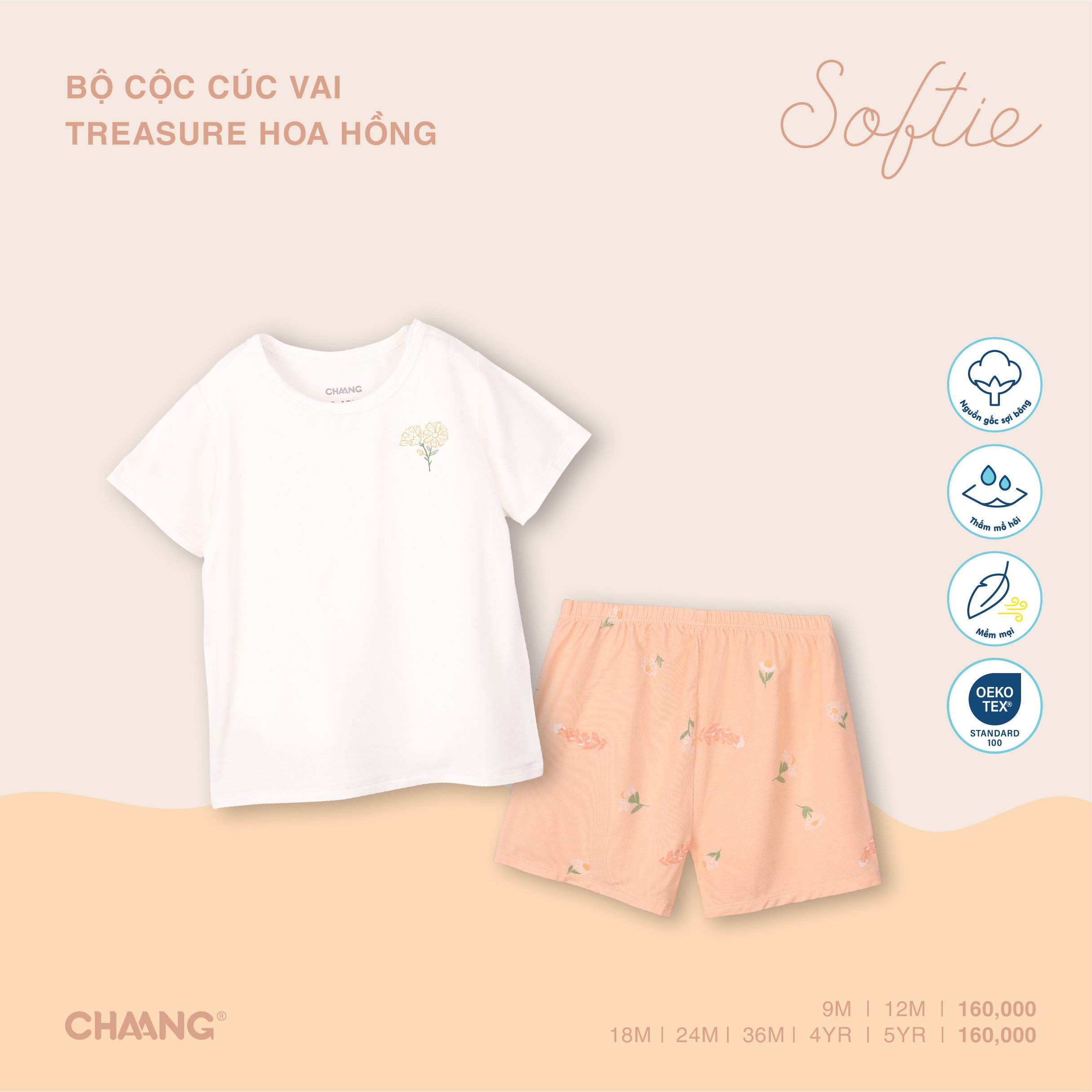 [CHAANG] Bộ cộc cúc vai Treasure Chaang