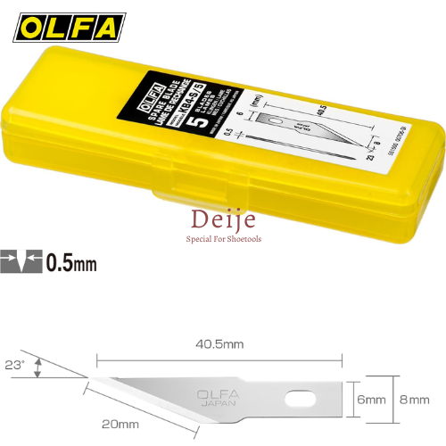 Lưỡi dao thủ công Nhật OLFA KB4-S/5 (5 lưỡi dao)