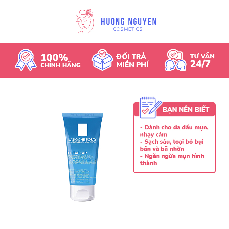 Sữa Rửa Mặt La Roche-Posay Effaclar Purifying Foaming Gel