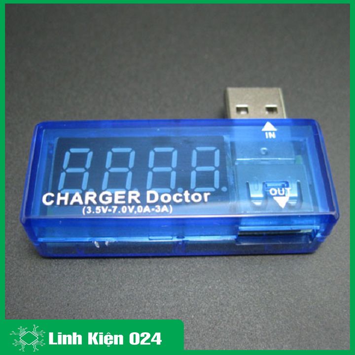 (XẢ HÀNG) Mạch test điện thoại, sạc dự phòng - USB đo dòng đo áp V1