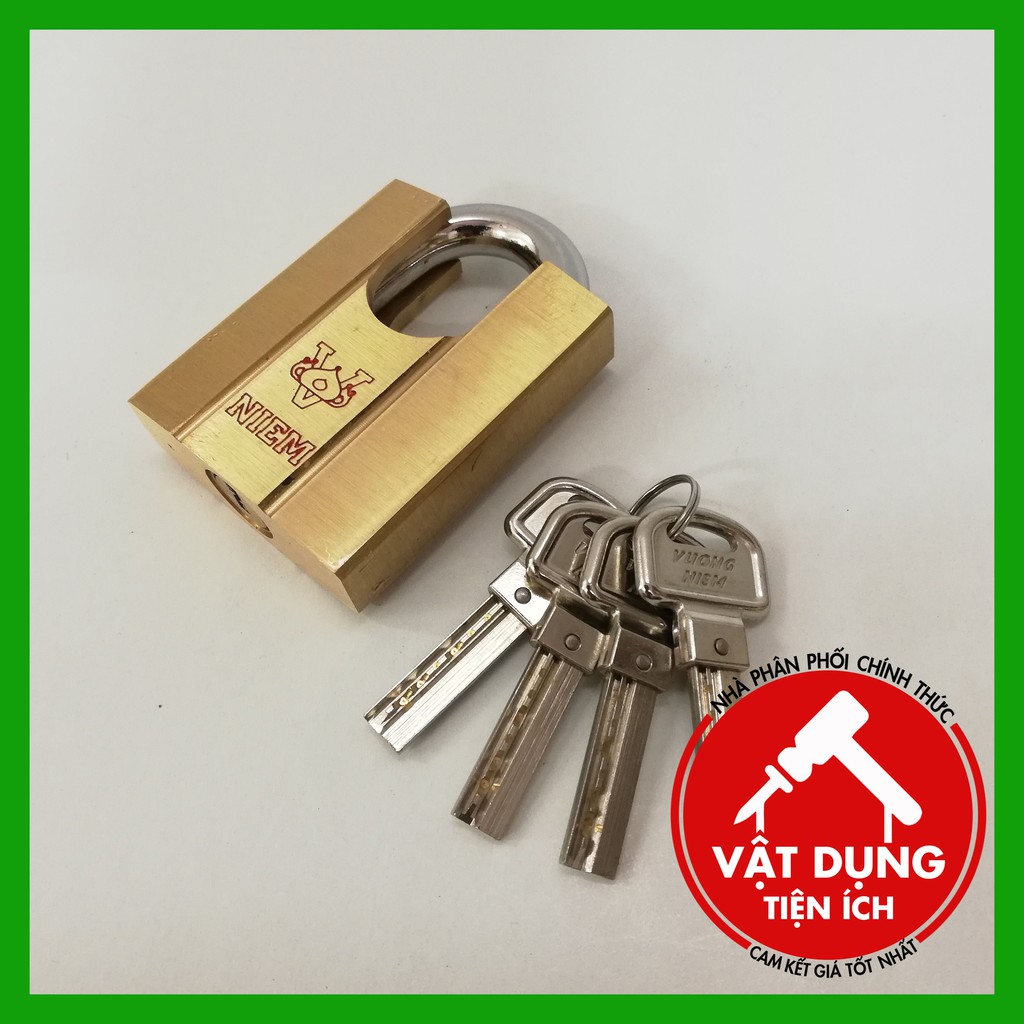 Khóa chống cắt đồng 60mm Vương Niệm  Cao Cấp( chính hãng)