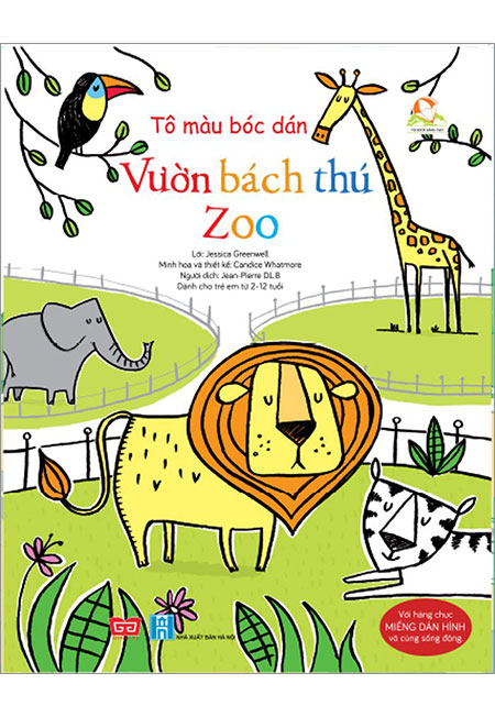Sách - Tô Màu Bóc Dán - Vườn Bách Thú - Phương Nam Book