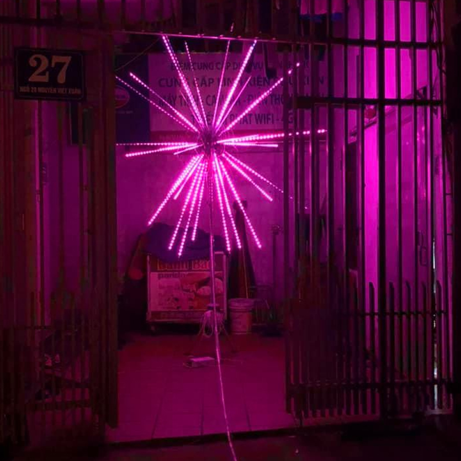 Đèn Led Pháo hoa có âm thanh cỡ lớn nhiều hiệu ứng