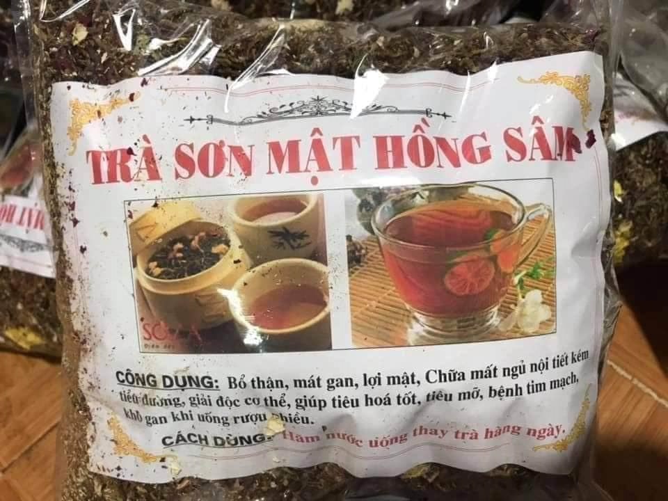 1 kg trà sơn mật hồng sâm giải nhiệt tốt cho sức khỏe