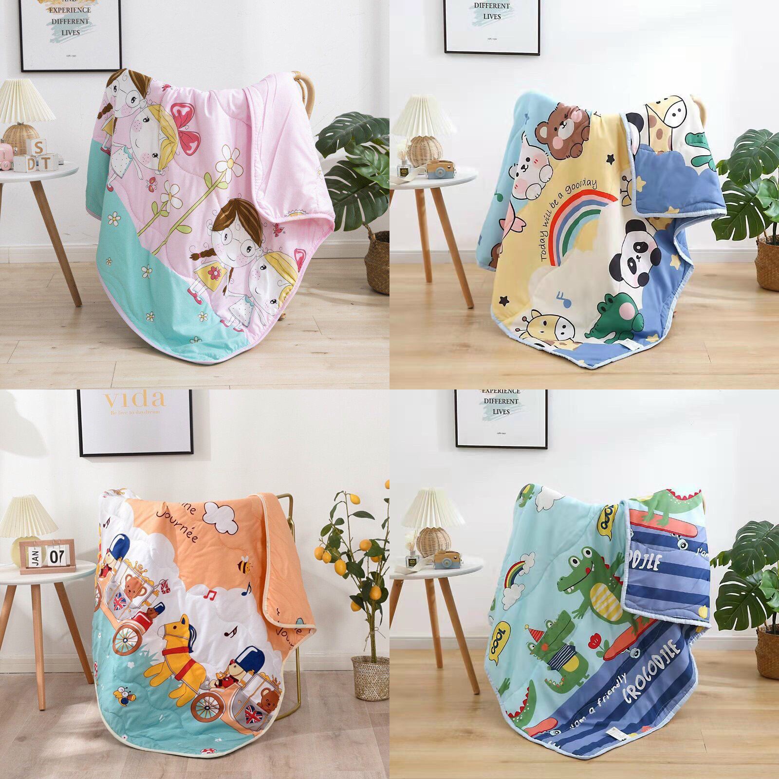 Chăn đũi trẻ em, chăn đắp mùa hè cho bé