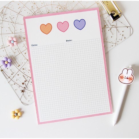 [HCM]Set 30 Giấy Ghi Chú B5 Note Xinh Xắn