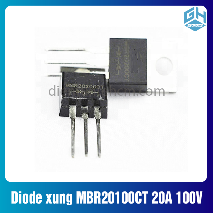 Combo 2 con Diode xung MBR20100CT 20A 100V