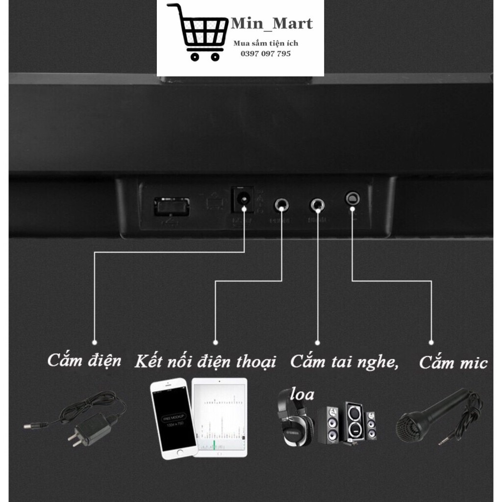 [ Hàng đẹp] Đàn piano 61 phím dành cho người mới học đàn