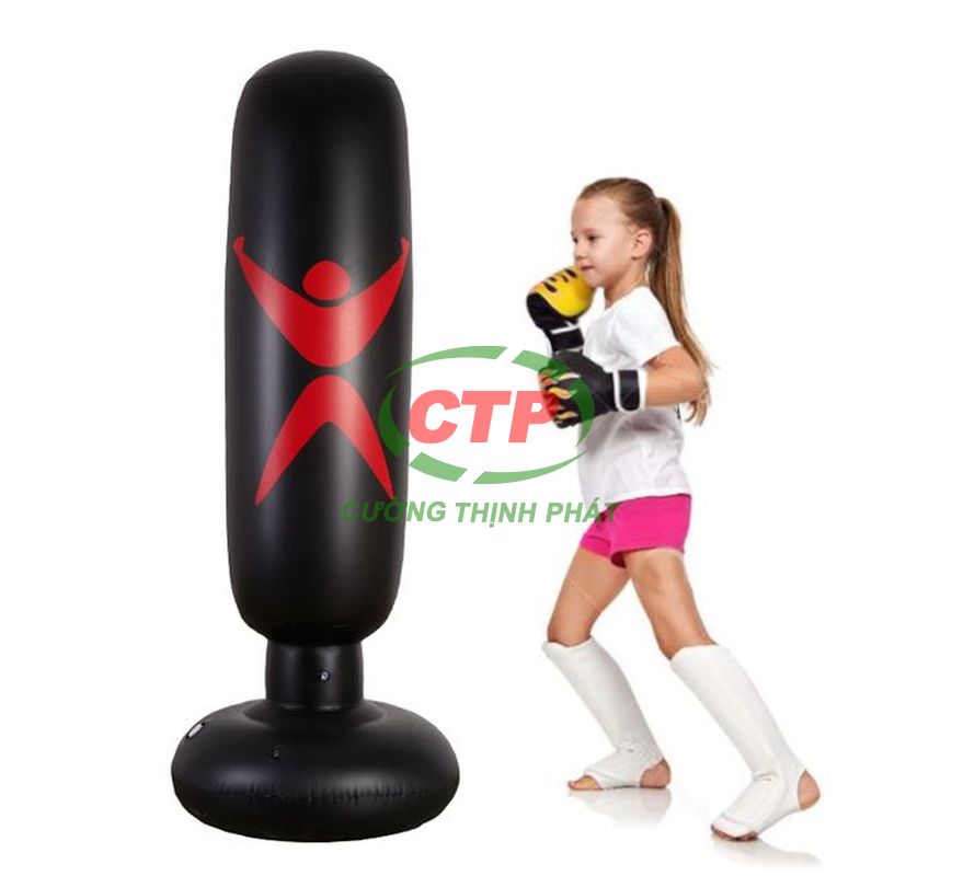 Bao Trụ Đấm Bốc Bơm Hơi Tự Cân Bằng 1m6