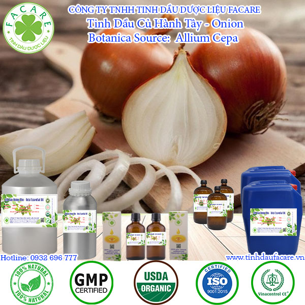 Tinh dầu Củ hành tây Onion essential oil - 10ml