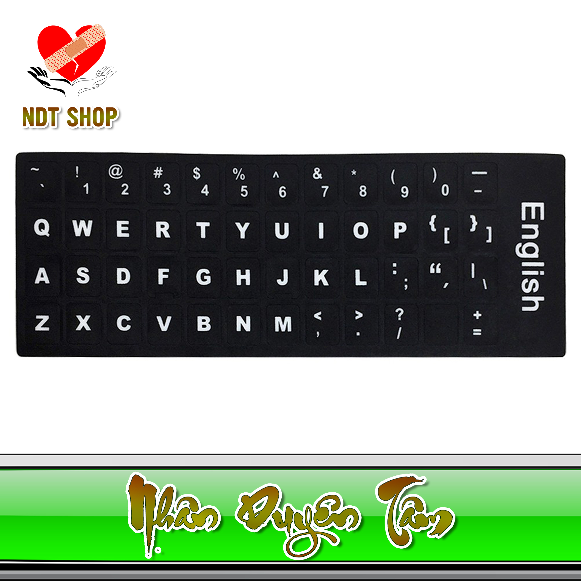 [HCM]Decal dán bàn phím bay chữ (Anh - Nhật - Hàn)