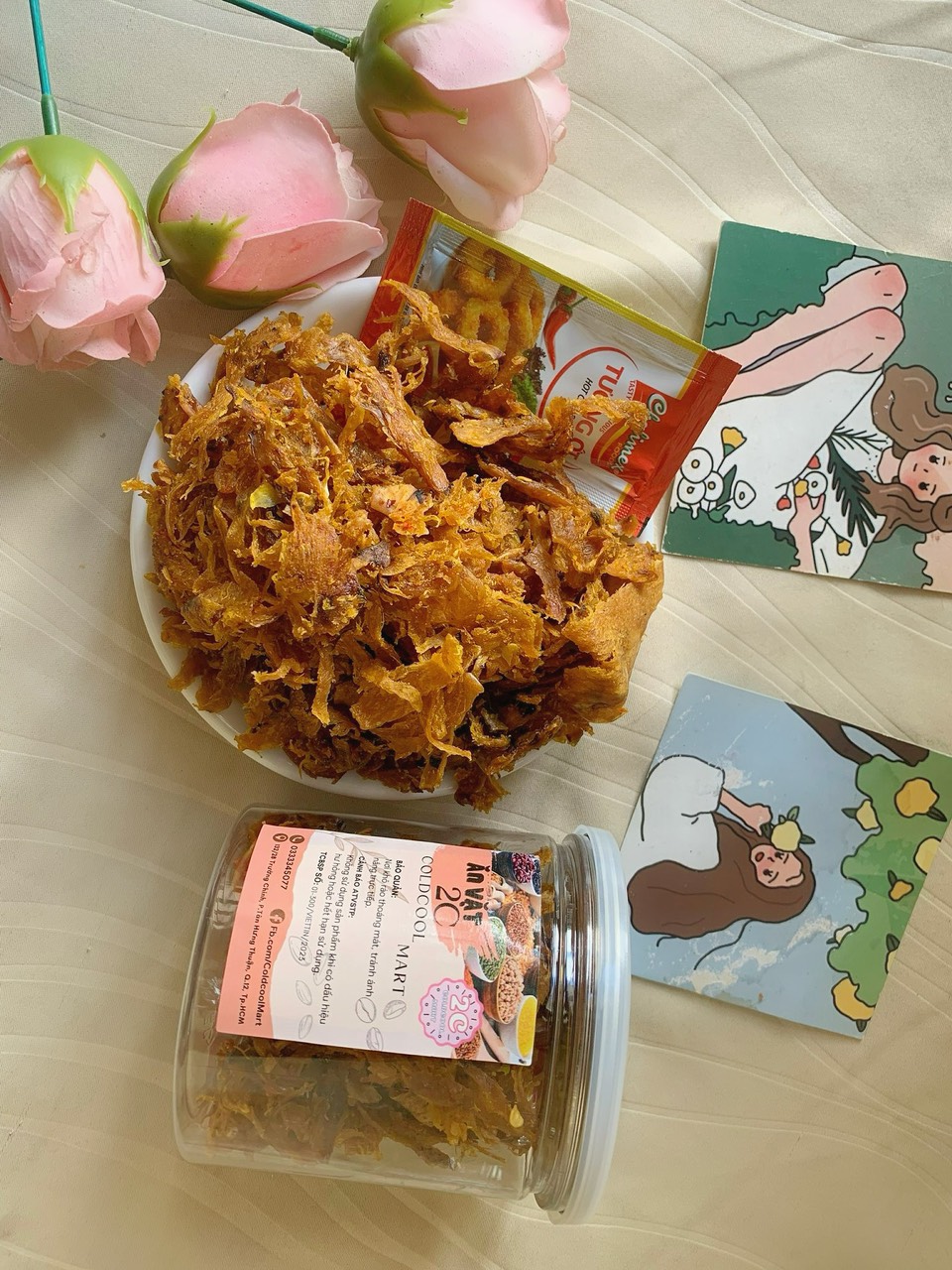 Mực Tẩm Xé Sợi 100g 2c Mart