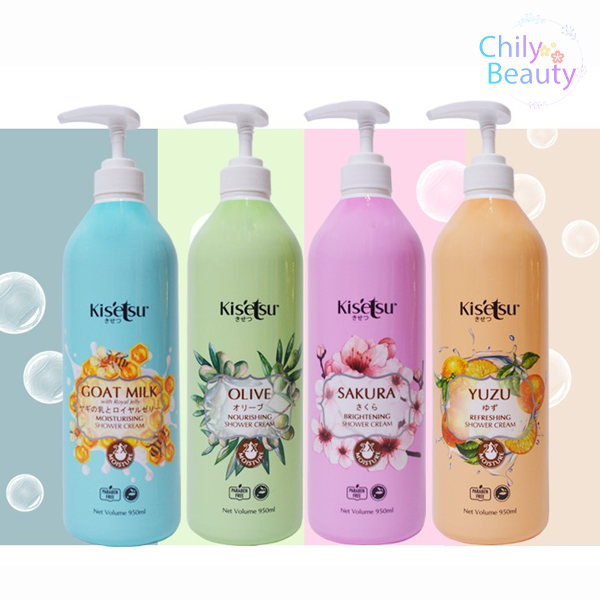 [Liên Hệ Nhận Mã Giảm Giá] Sữa Tắm Dưỡng Ẩm Trắng Da Kisetsu 950ml