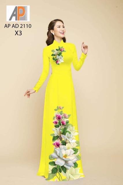 [HCM]Vải áo dài hoa sen