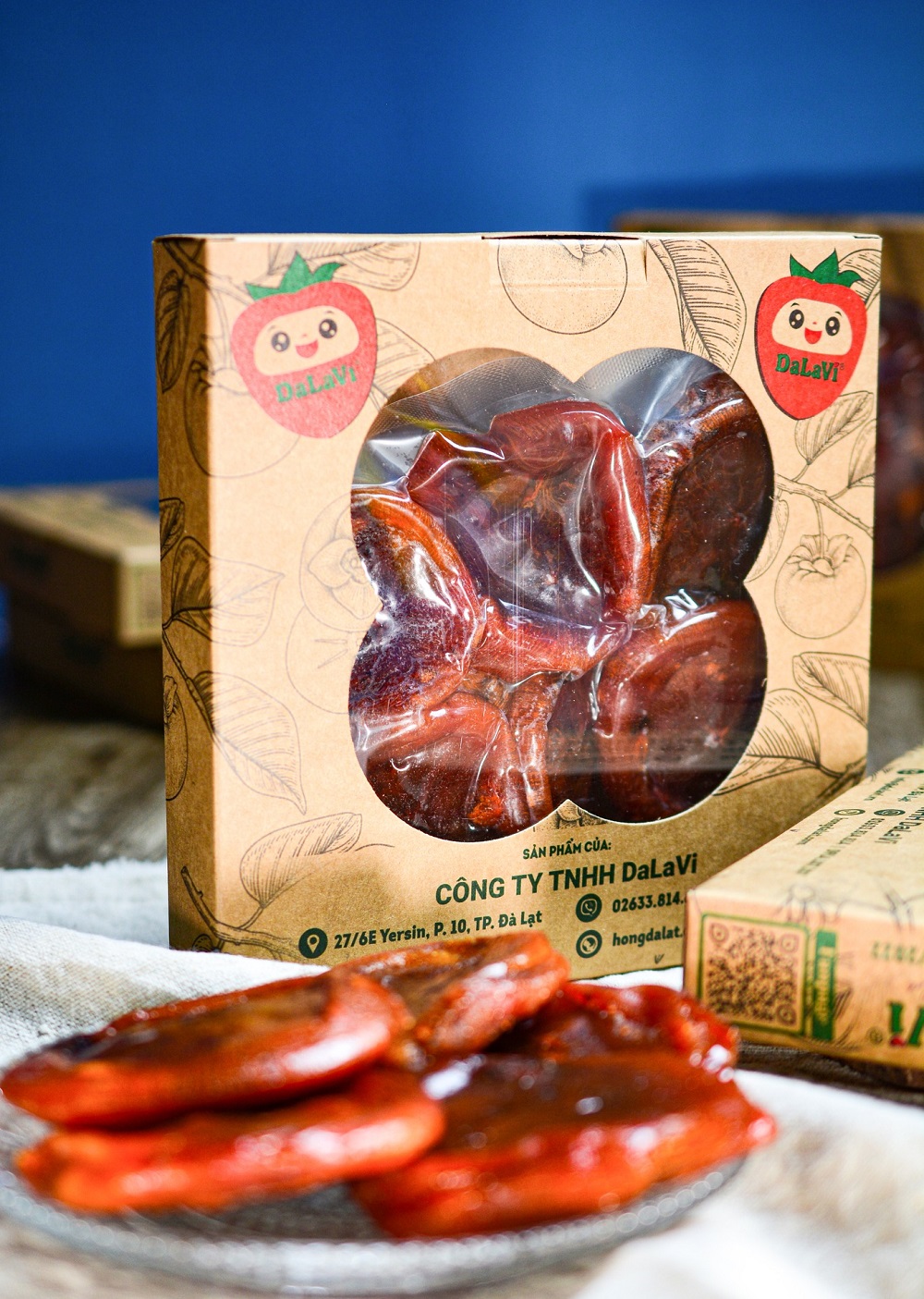 Hồng sấy dẻo trái 250g