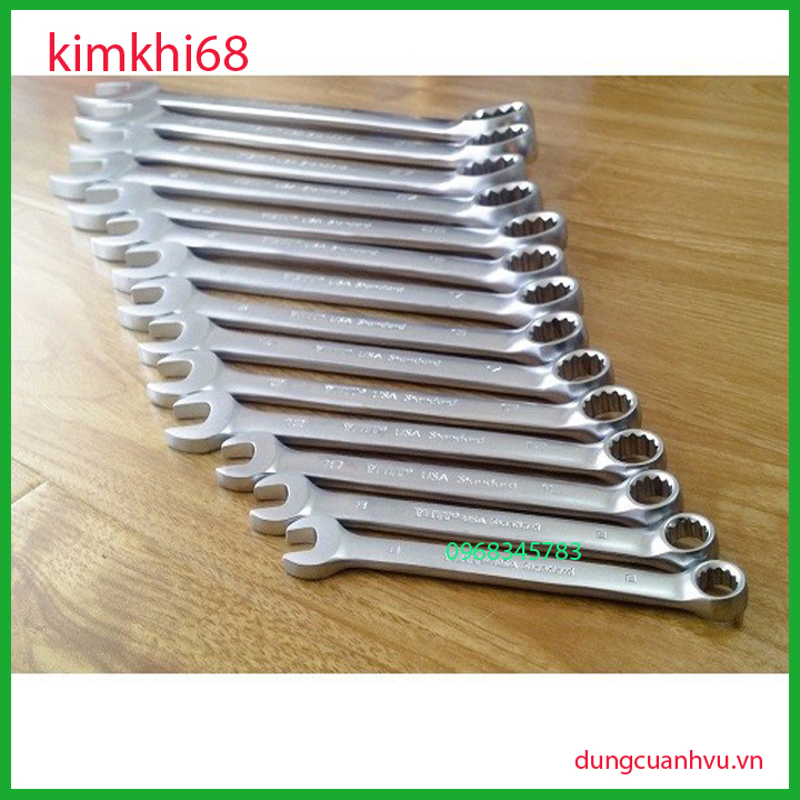 Bộ cờ lê 14 chi tiết 10- 32mm (khoá vòng miệng)