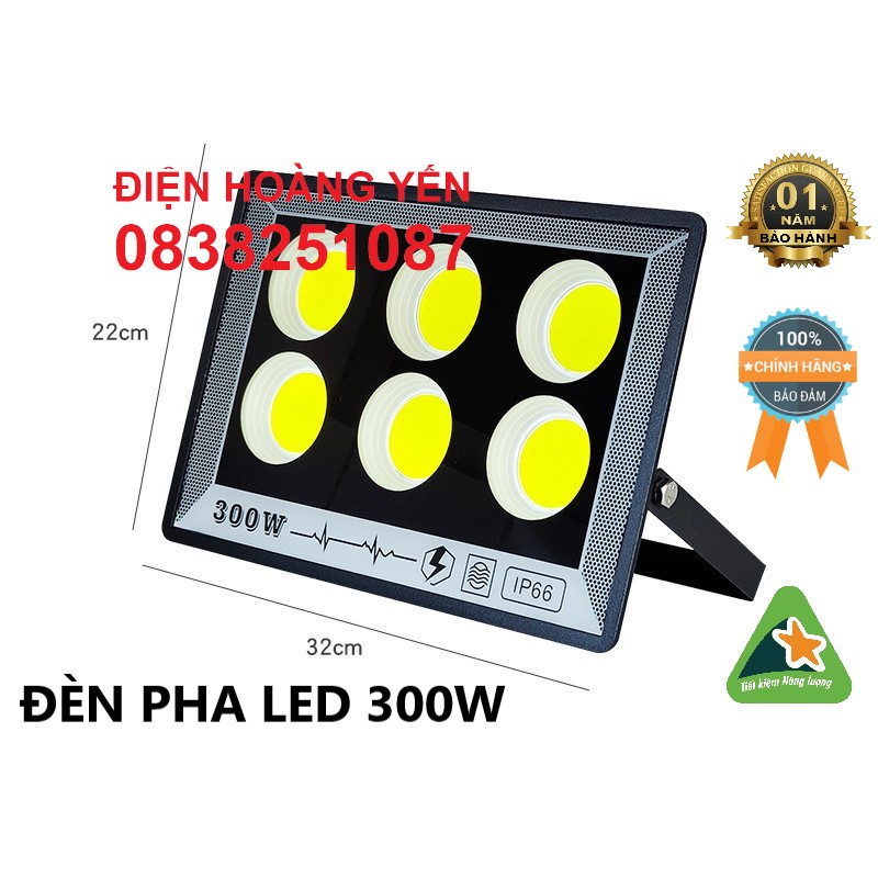 Đèn pha LED 100W 200W 300W 400W siêu sáng chống nước