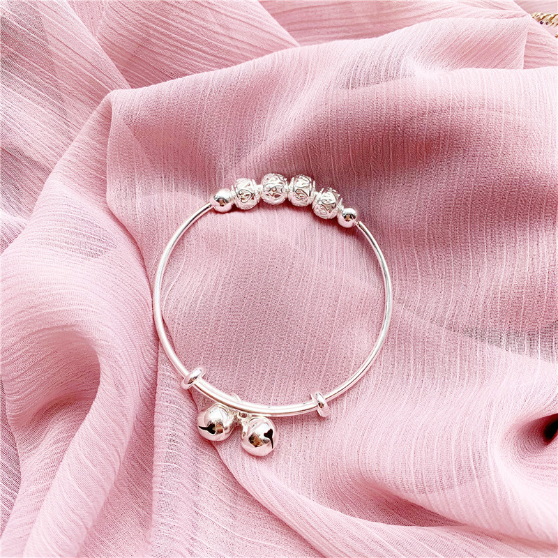 Lắc tay nữ charm bạc S925 - Vòng tay charm bạc ý dễ thương, xinh xắn Vườn Trang Sức VTSVT0004