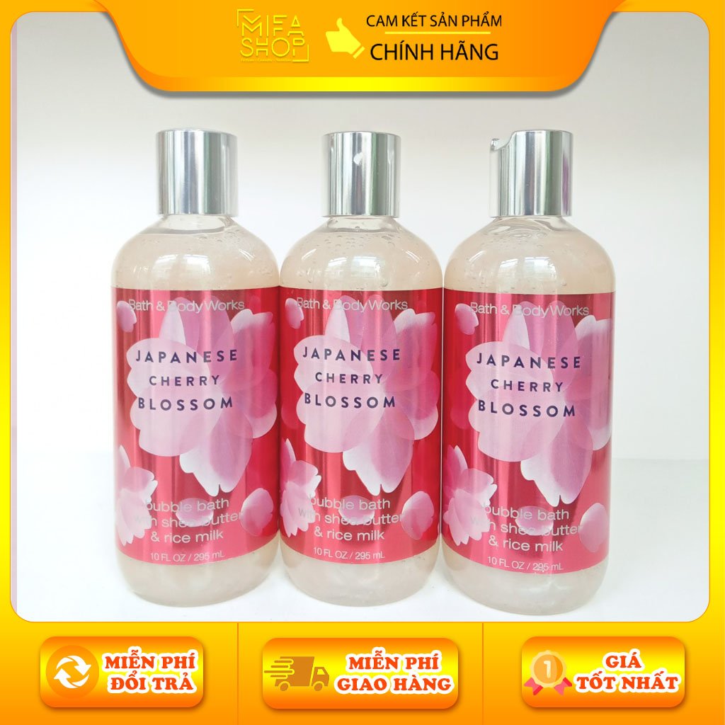 Sữa tắm bồn tạo bọt Bath & Body Works Japanese Cherry Blossom Bubble Bath 295ml