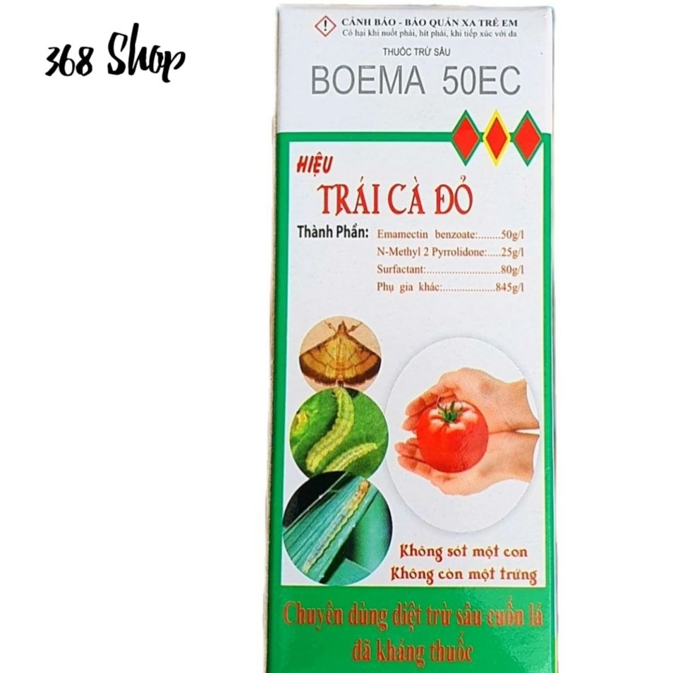 💎 Thuốc trừ sâu TRÁI CÀ ĐỎ (60ml)💖 Trừ sâu cuốn lá, sâu tơ, bọ phấn trắng.. BOEMA 50EC
