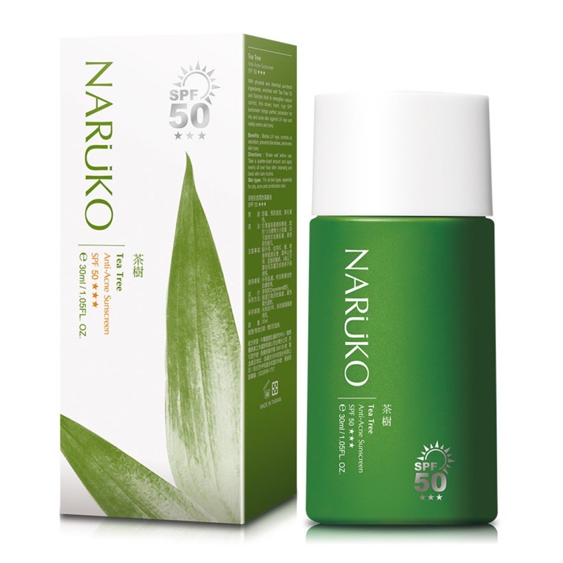 Kem Chống nắng Naruko Tea Tree Anti-Acne Sunscreen SPF50 30ml