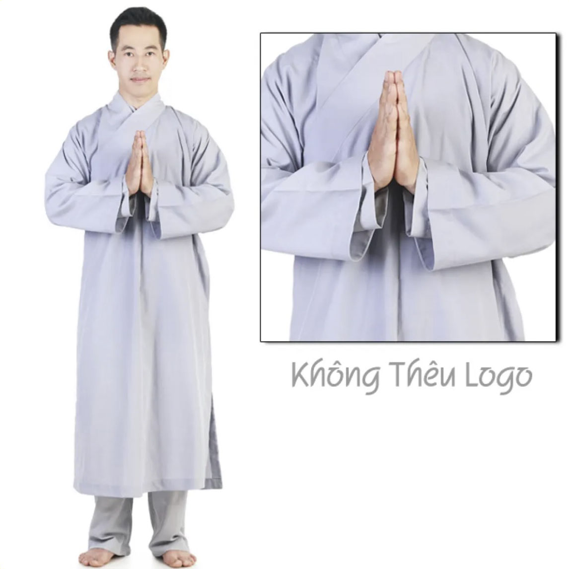 Bán chạy - Áo tràng phật tử ( Vải kate) Nam & Nữ