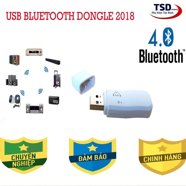 Bảng giá USB Bluetooth Dongle V4.0 2018 - USB Biến loa thường thành loa Bluetooth Phong Vũ
